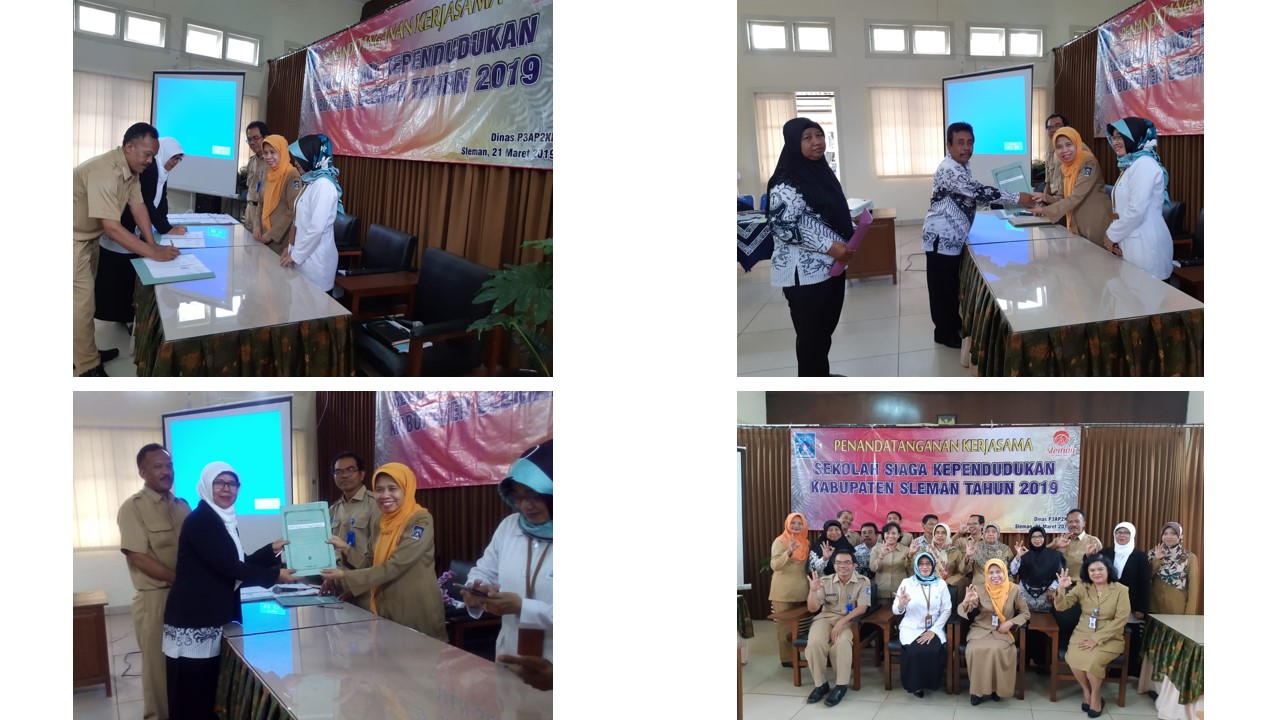 RAKOR LINTAS SEKTOR DAN PENANDATANGANAN PERJANJIAN KERJASAMA PEMBENTUKAN SEKOLAH SIAGA KEPENDUDUKAN