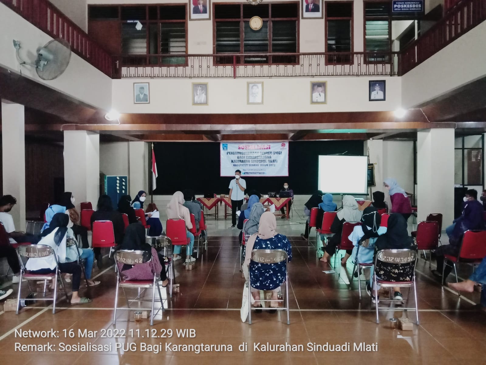 Hari Pertama Sosialisasi PUG Bagi Karang Taruna di Kalurahan Sinduadi