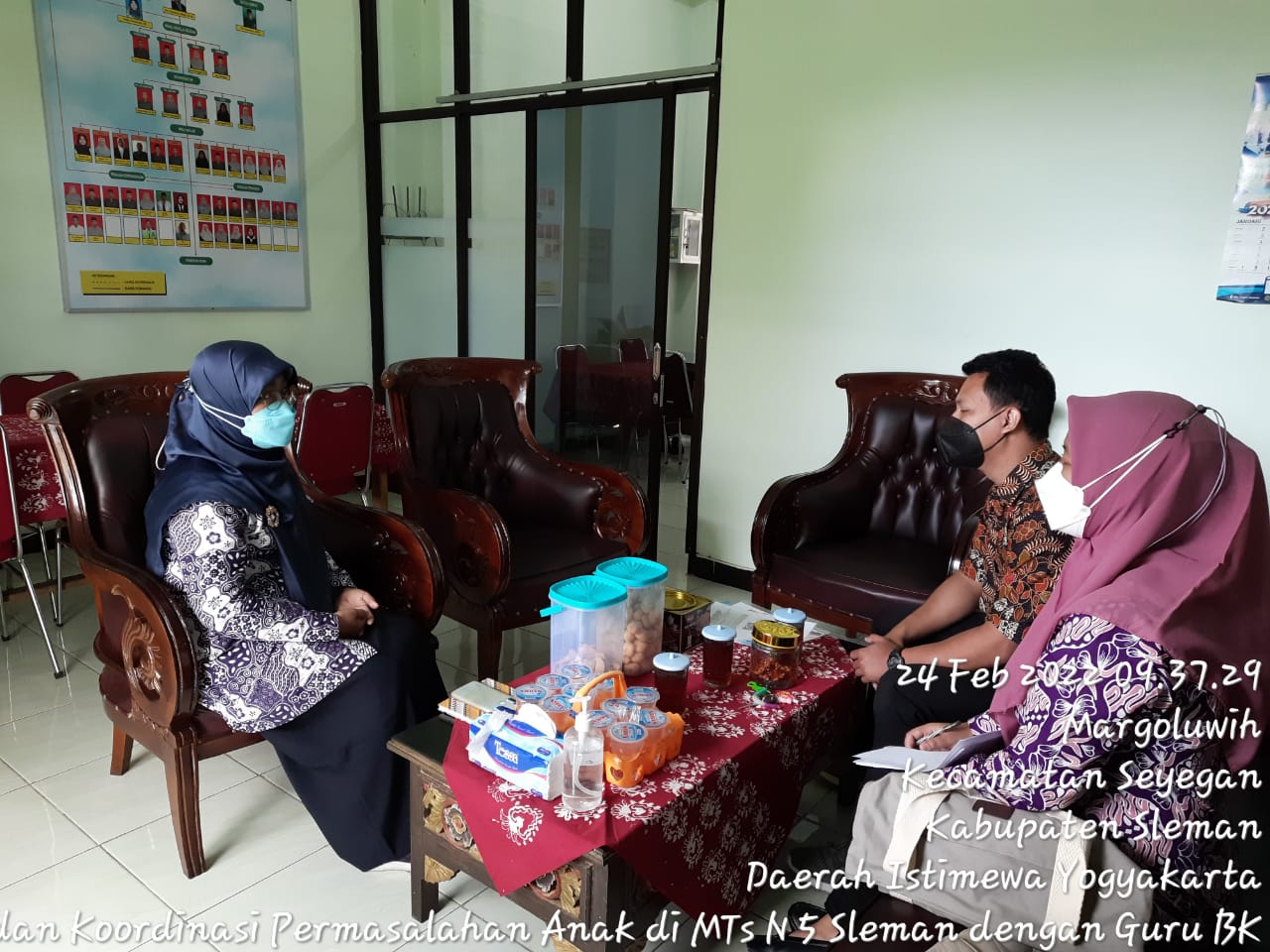 School visit : Koordinasi bersama Guru BK