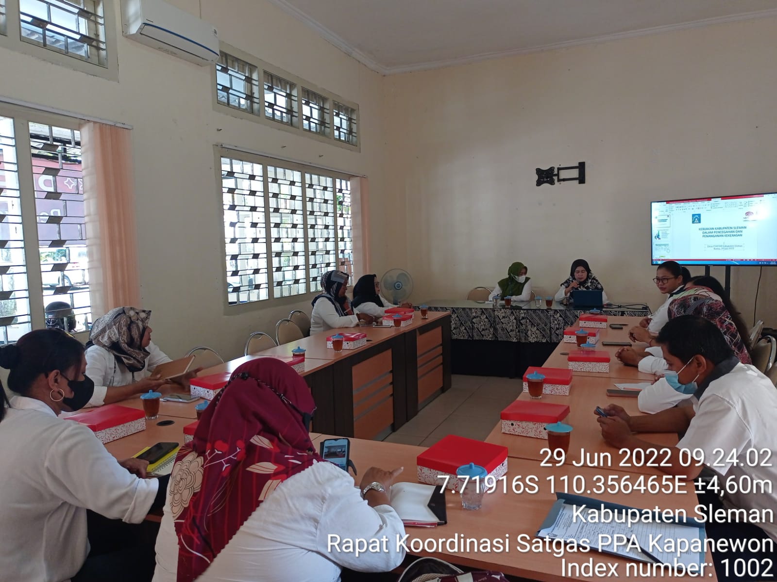 Koordinasi dengan Satgas PPA Kapanewon