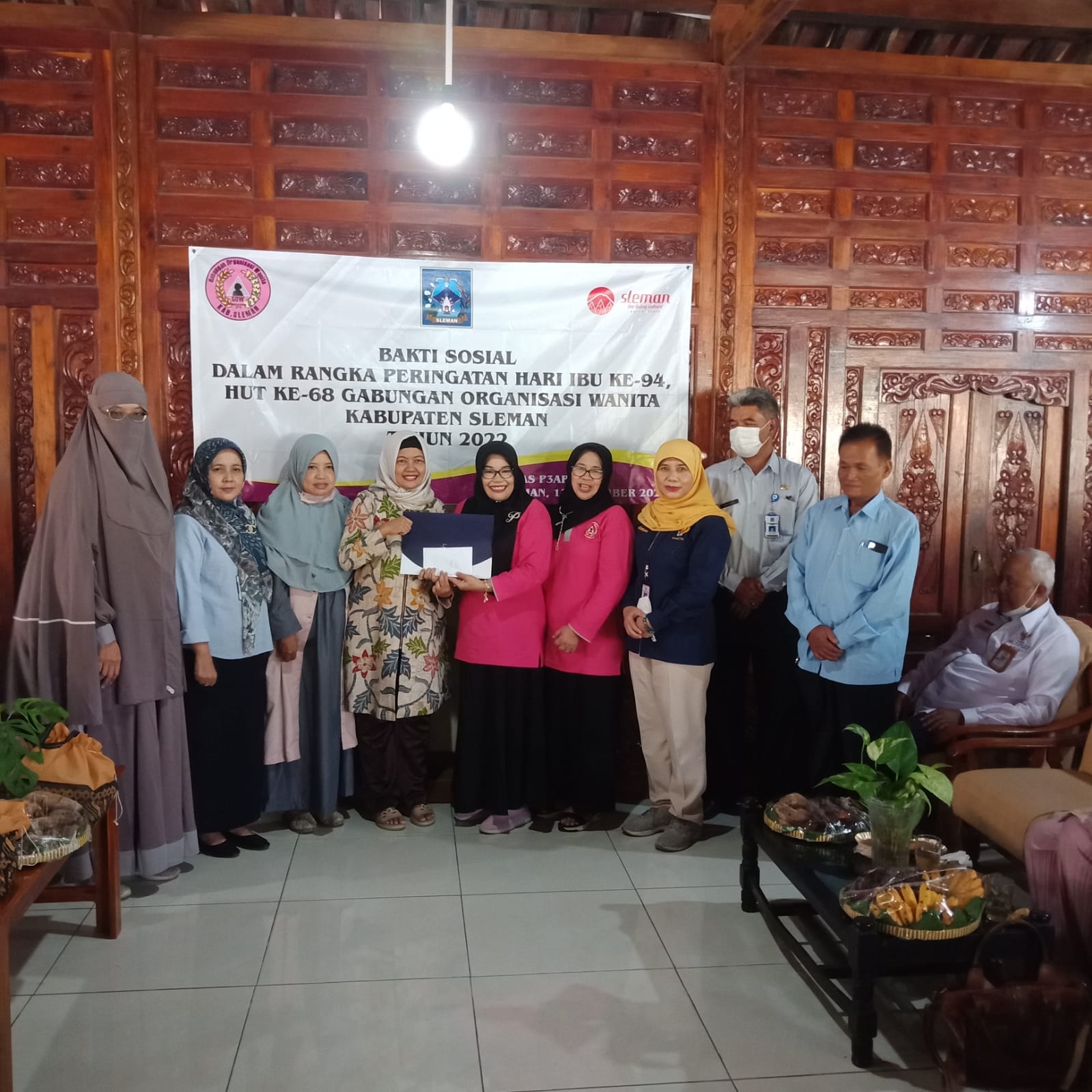 Gabungan Organisasi Wanita Sleman Melakukan Baksos di Rumah Tahfidz Al-Mukhti Moyudan Sleman