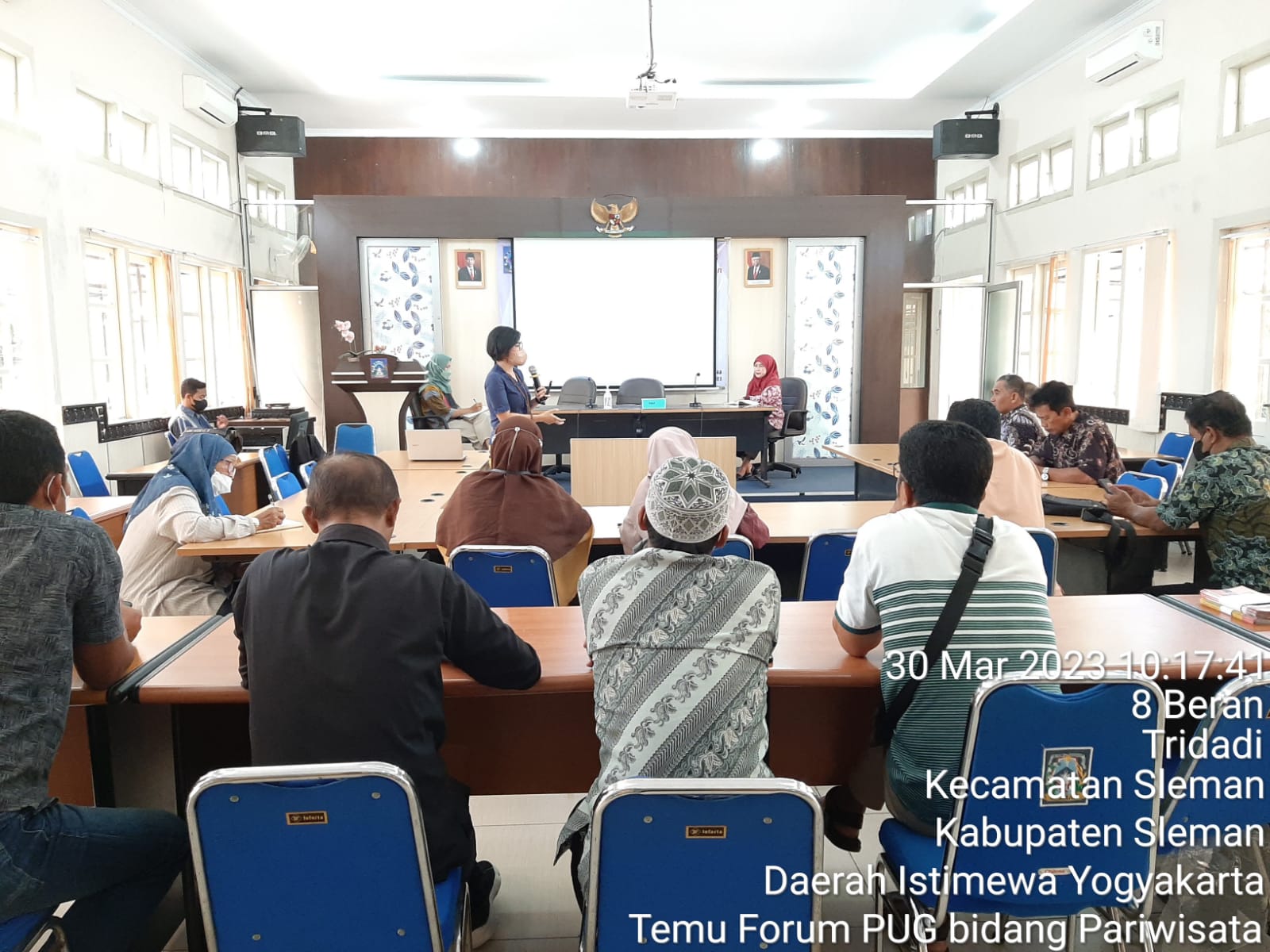 TEMU KETUA POKDARWIS SE-KABUPATEN SLEMAN (FORUM PUG BIDANG PARIWISATA)
