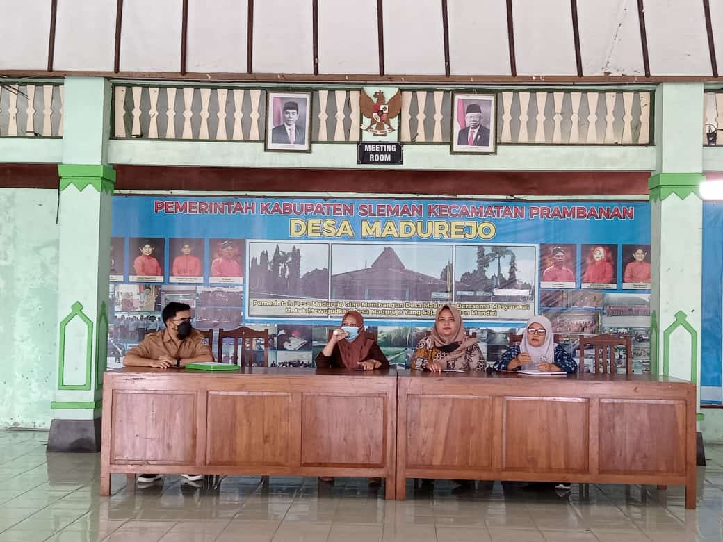 Rapat Koordinasi Kalurahan Madurejo, Prambanan