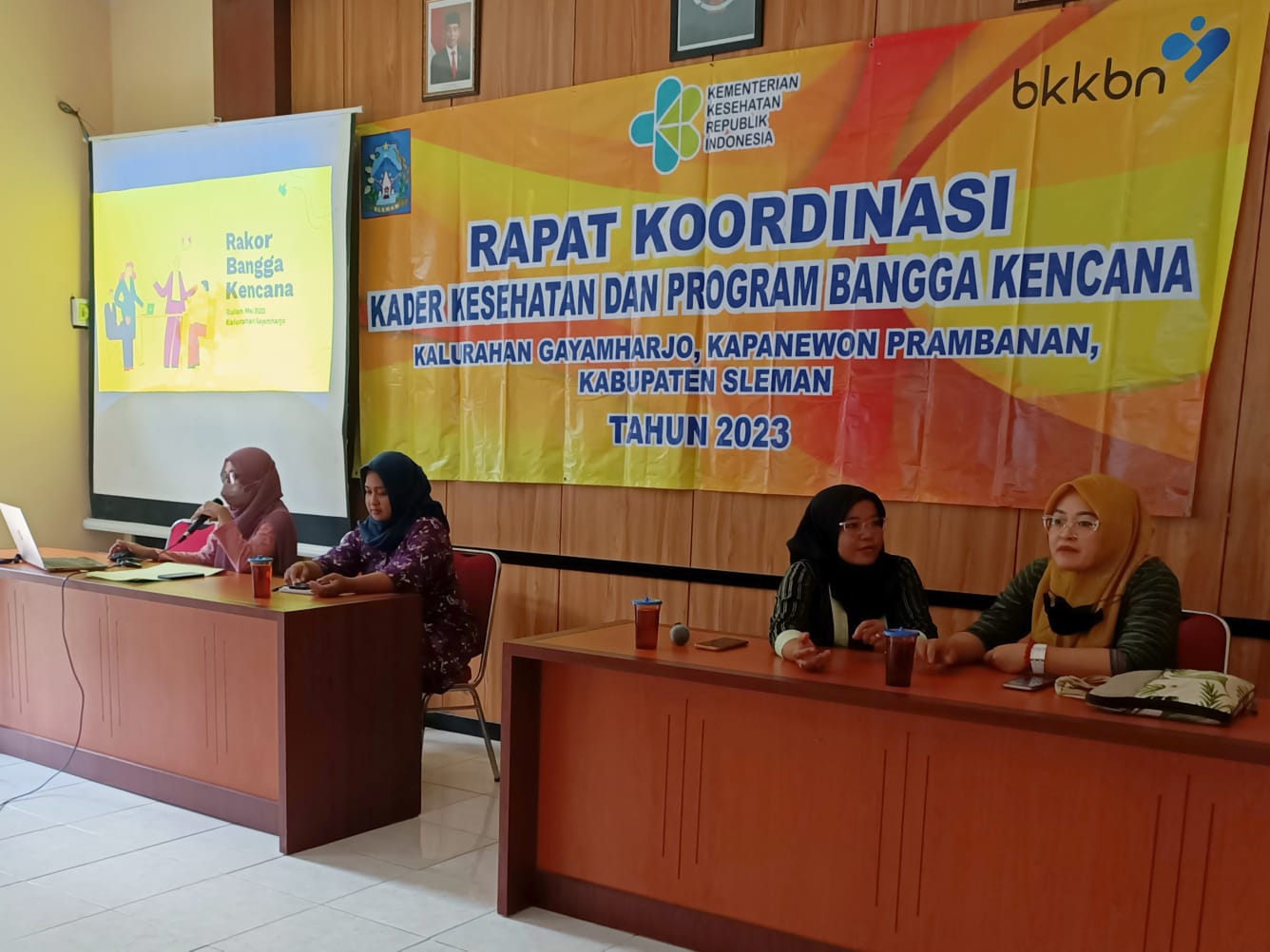 Rapat Koordinasi Bangga Kencana Kalurahan Gayamharjo Bulan Mei 2023