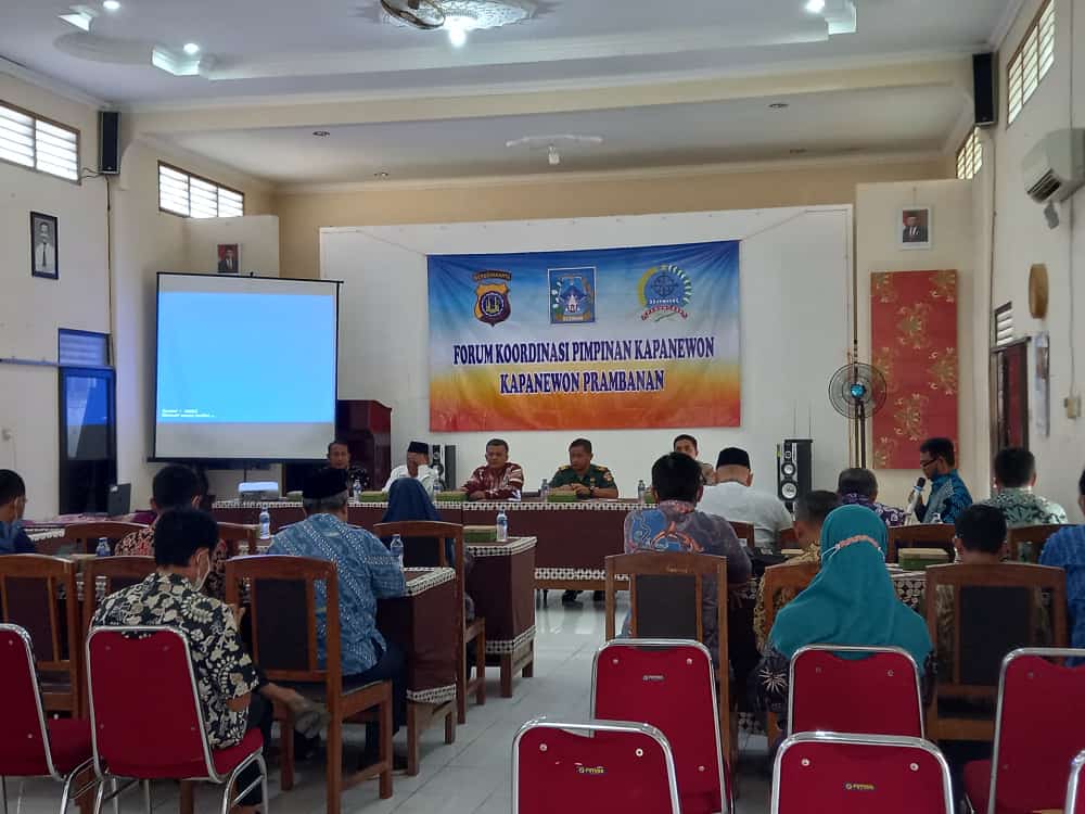 Rapat Koordinasi Pimpinan Kapanewon Prambanan