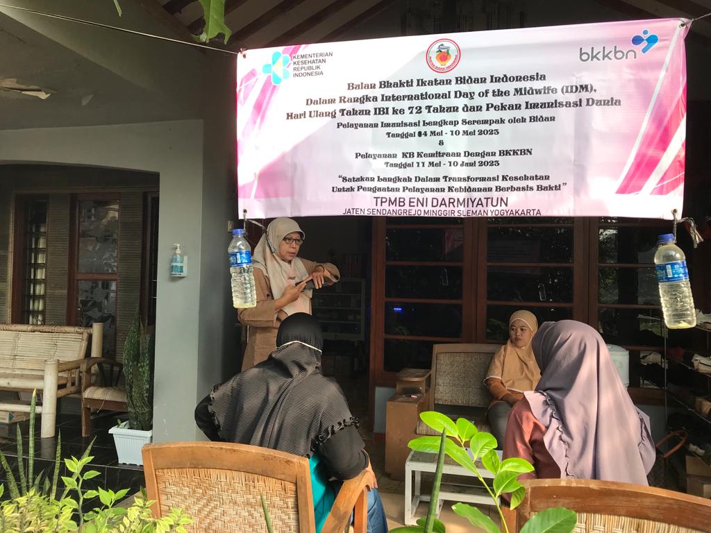 Baksos Pelayan KB IUD di PMB Eni Darmiatun Kapanewon Minggir