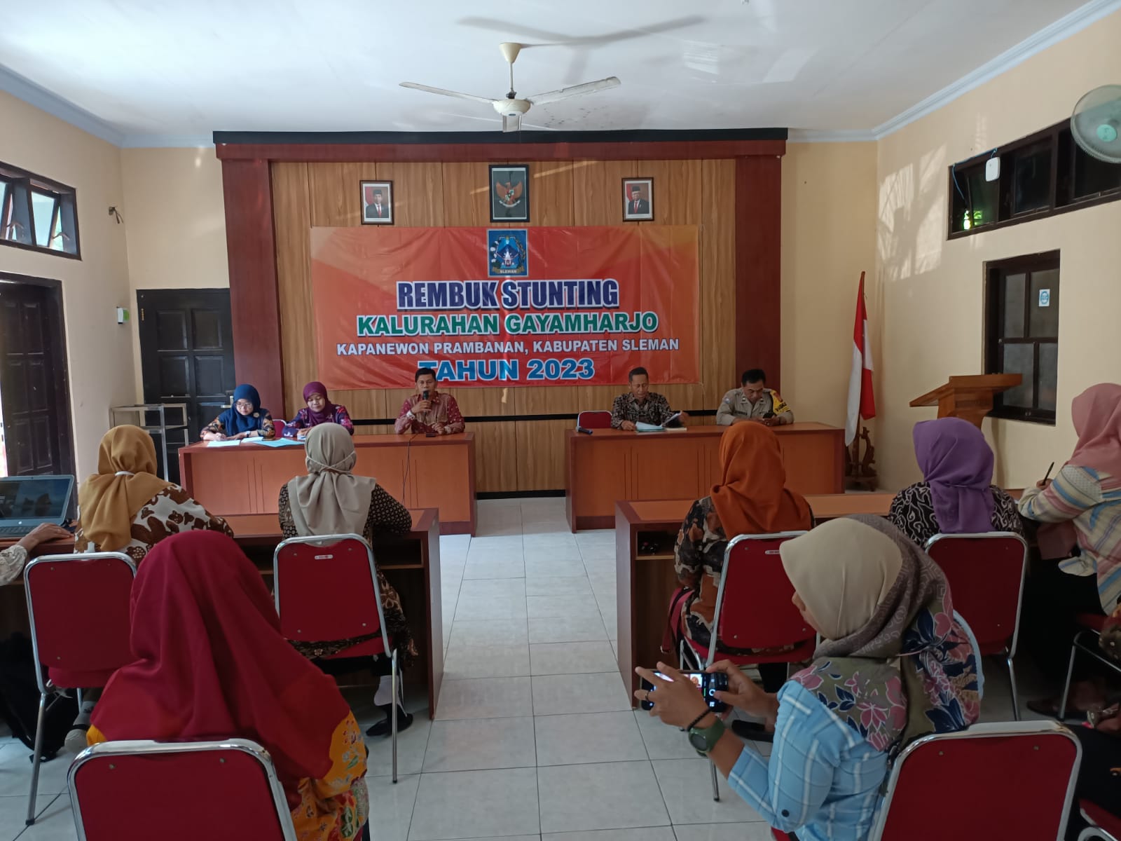 Rembuk stunting Kalurahan Gayamharjo