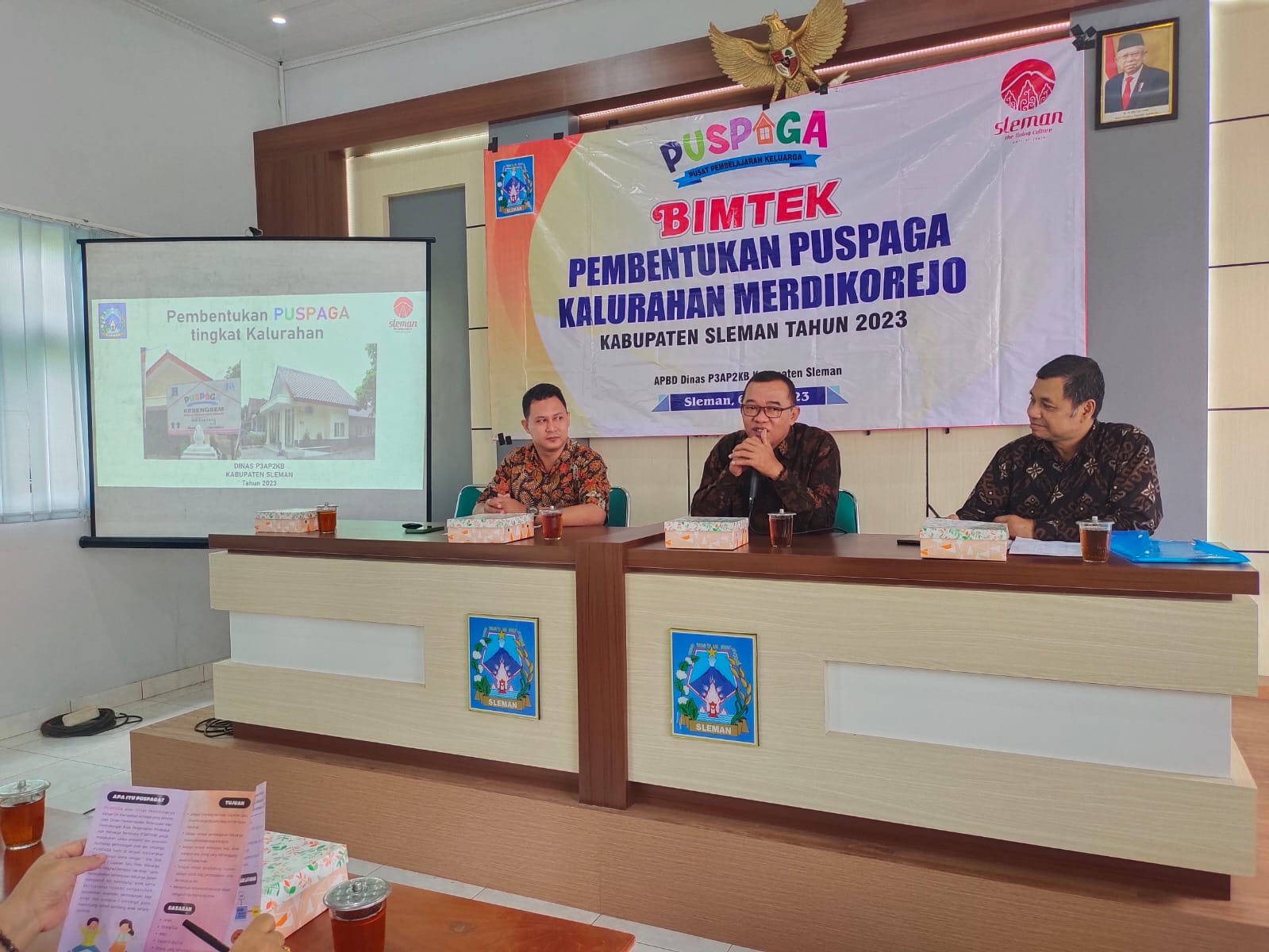 Bimbingan Teknis Pembentukan PUSPAGA Kalurahan Merdikorejo