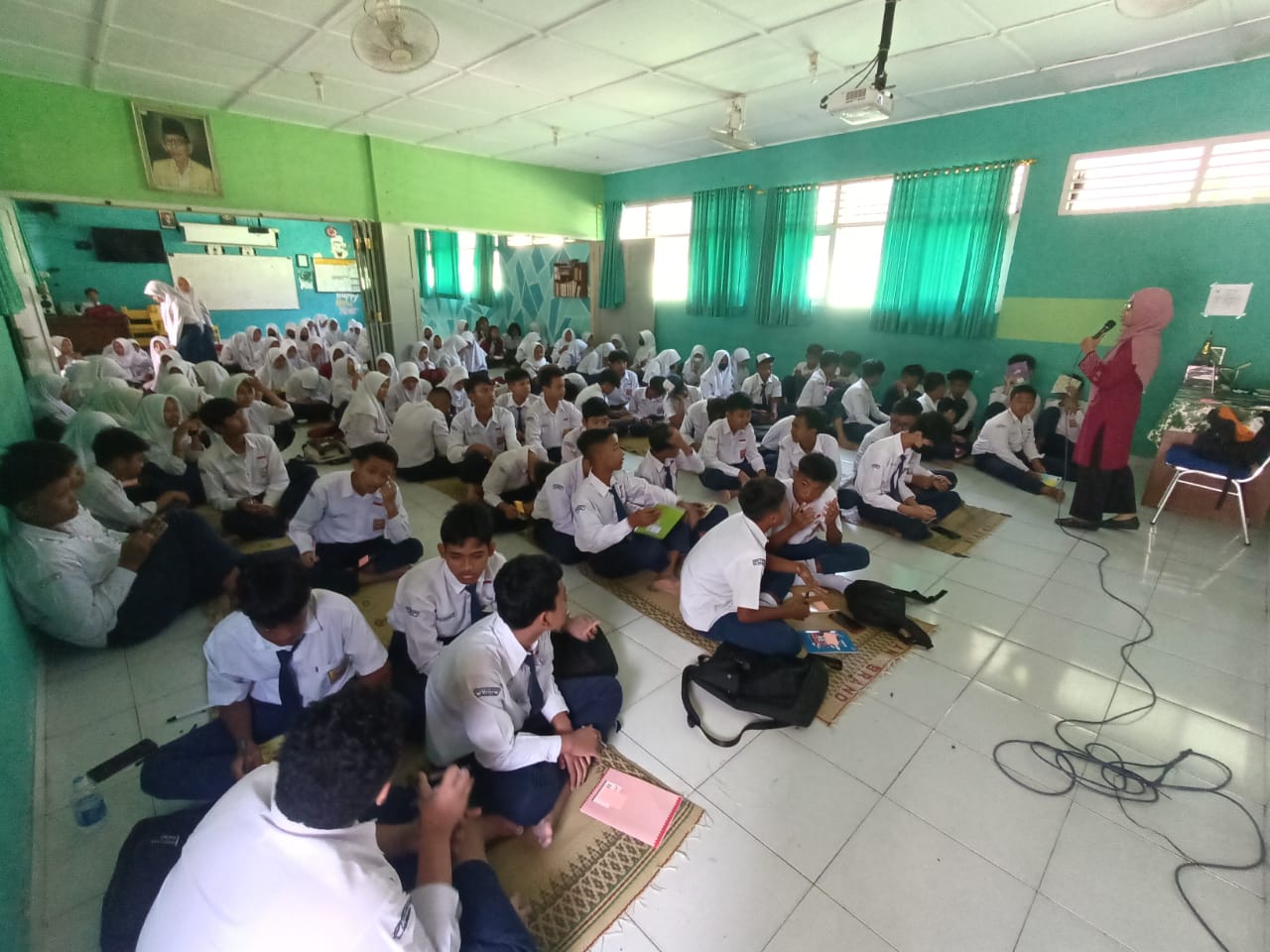 Pembinaan siswa SMP dengan Materi Kesehatan Reproduksi, Pencegahan Kekerasan Seksual dan Dampak Pernikahan Dini