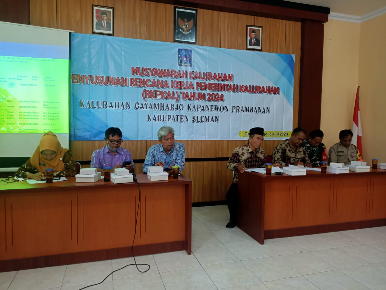 Musyawarah Kalurahan Penyusunan Rencana Kerja Pemerintah Kalurahan (RKPKal) Tahun 2024 Kalurahan Gayamharjo