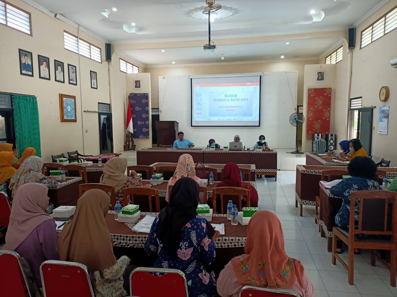 Rakor Bangga Kencana Kalurahan Bokoharjo Bulan Agustus