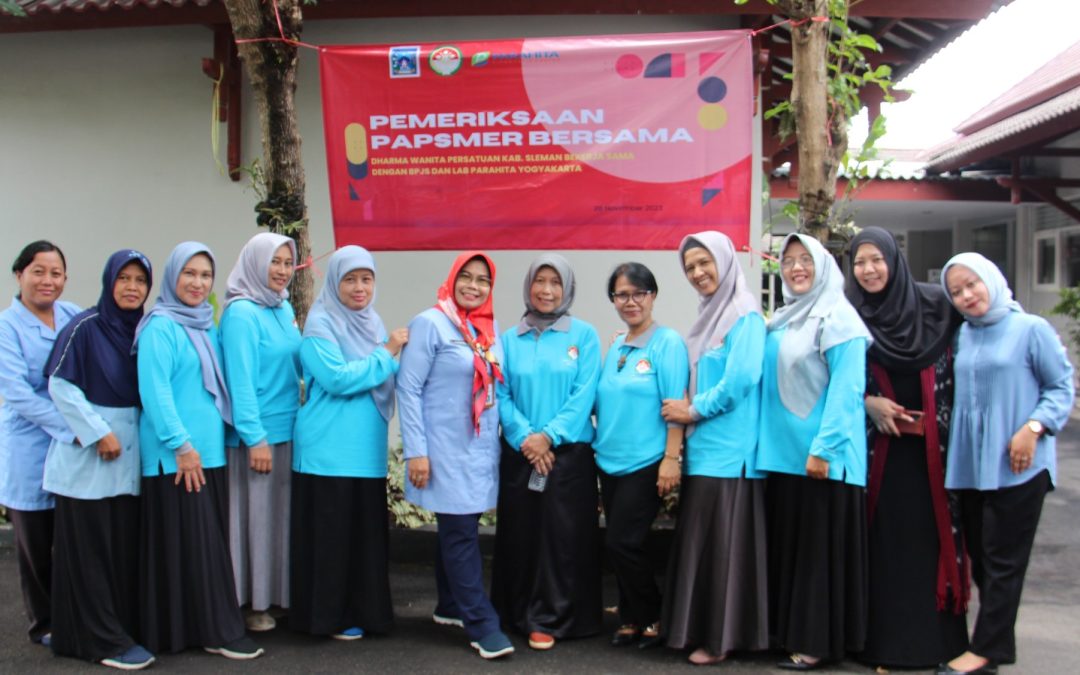 DWP KABUPATEN SLEMAN GELAR LAYANAN PAPSMEAR DAN PALPASI PAYUDARA GRATIS