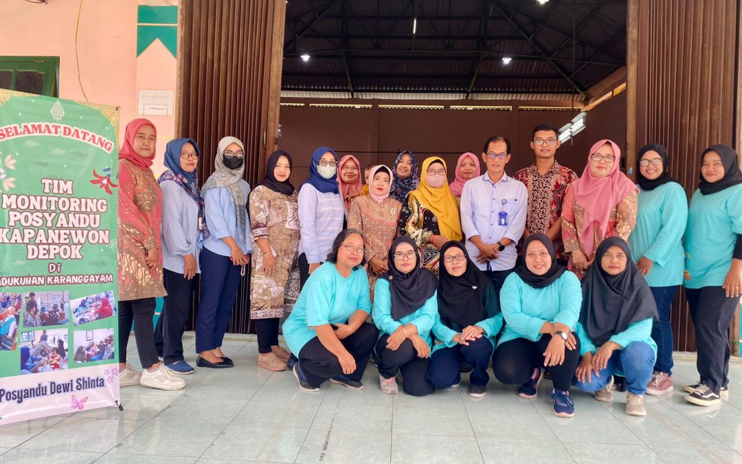 Kegiatan Monitoring dan Evaluasi Posyandu Dewi Shinta Karanggayam Caturtunggal Depok Sleman