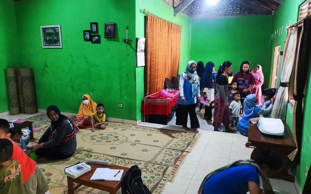 Posyandu Balita di Dusun Parakan Kulon Kapanewon Minggir