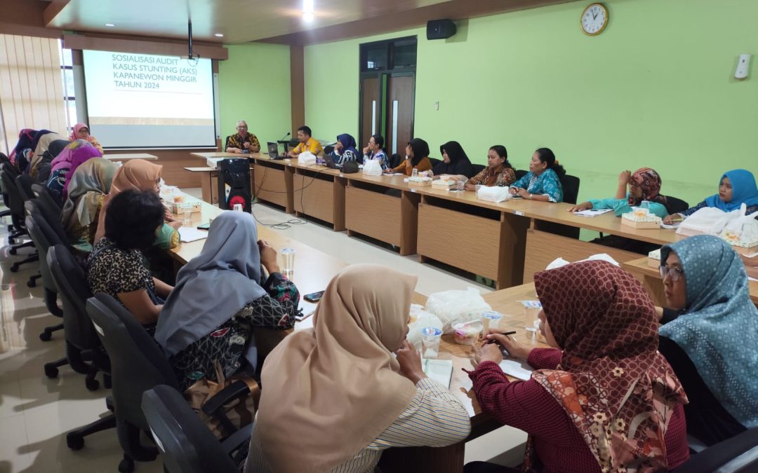 Pertemuan Mini Lokakarya TPPS (Tim Percepatan Penurunan Stunting) Kapanewon Minggir Bulan Juni 2024