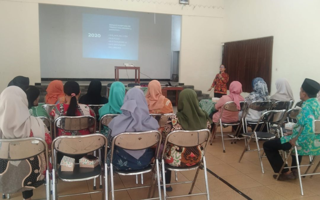 Pertemuan Pokja Kampung KB Kalurahan Sendangagung Kapanewon Minggir Bulan Juni 2024