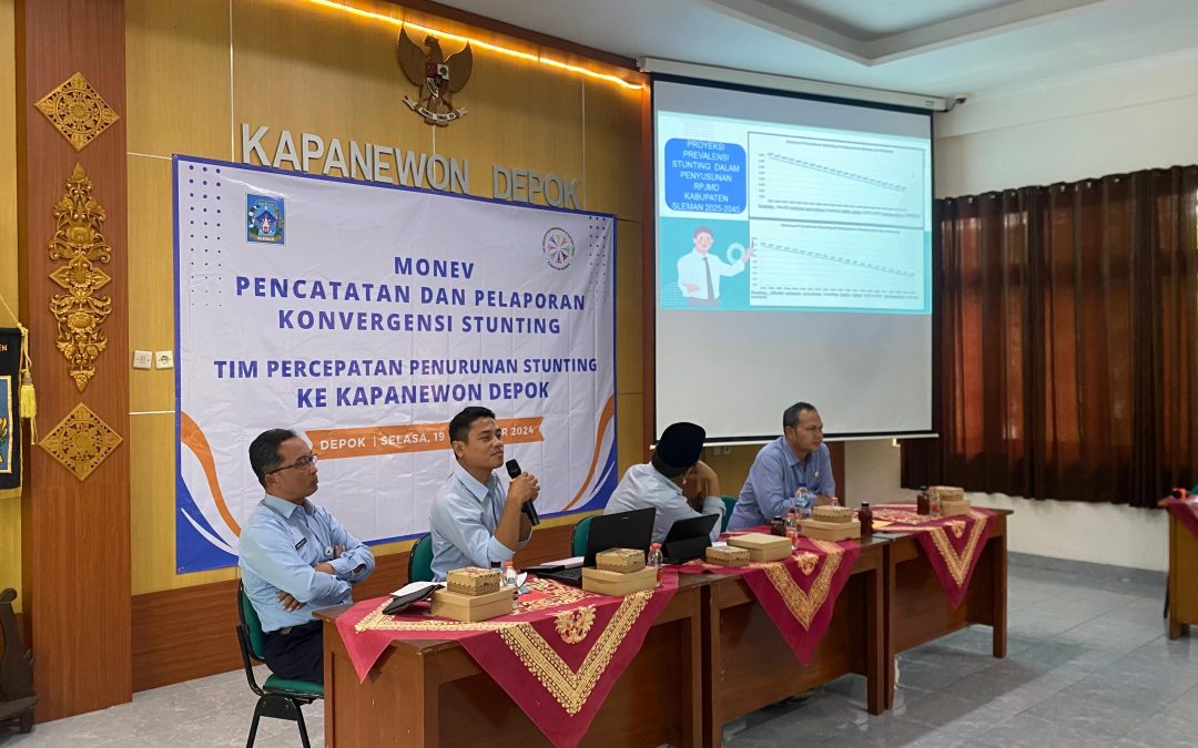 MONEV PENCATATAN DAN PELAPORAN KONVERGENSI STUNTING TPPS SE KAPANEWON DEPOK