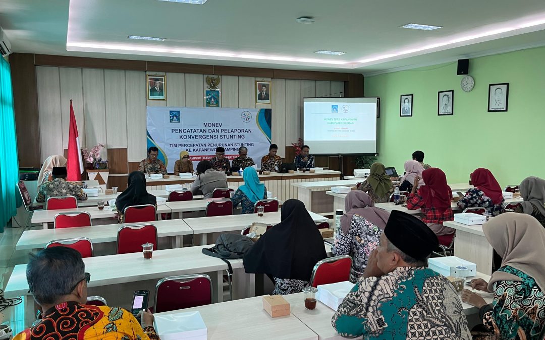 Monev Pencatatan dan Pelaporan Konvergensi Stunting Kapanweon Gamping