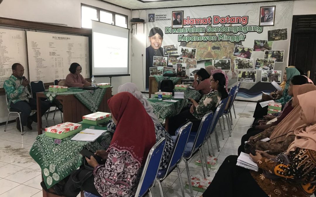 Pertemuan Pokja Kampung KB Kalurahan Sendangagung Kapanewon Minggir Bulan Februari 2025