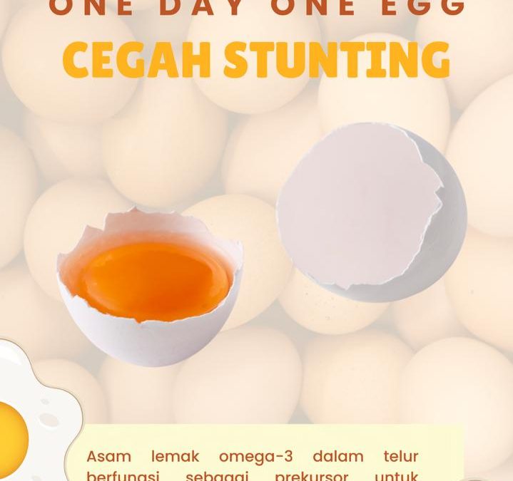 Telur omega-3 Solusi Ekonomis Cegah Stunting