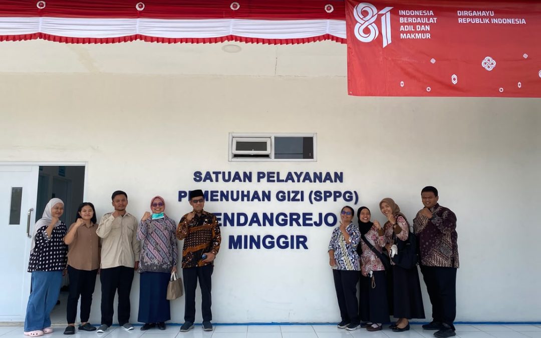 Sinergi untuk Kebaikan Negeri: Monitoring SPPG Sendangrejo Minggir dalam Mengawal MBG 3B untuk Percepatan Penurunan Stunting